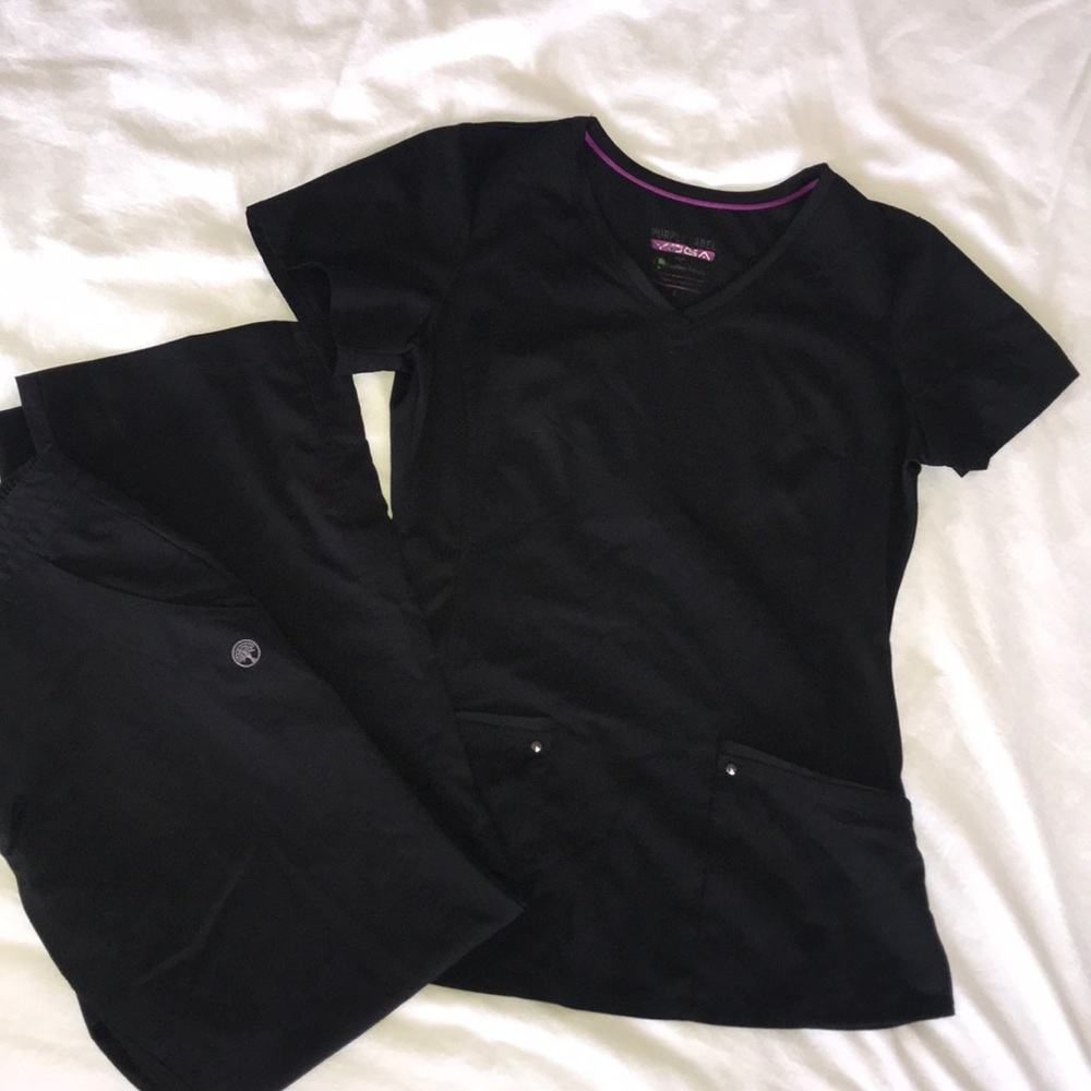 Purple Label Yoga Scrub set